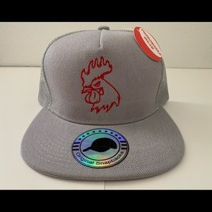 Gray Rooster Cap